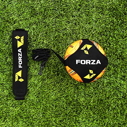 FORZA Solo Soccer Ball Kick Trainer | Premium Individual Soccer Training Kit (Trainer with Ball & Pump)