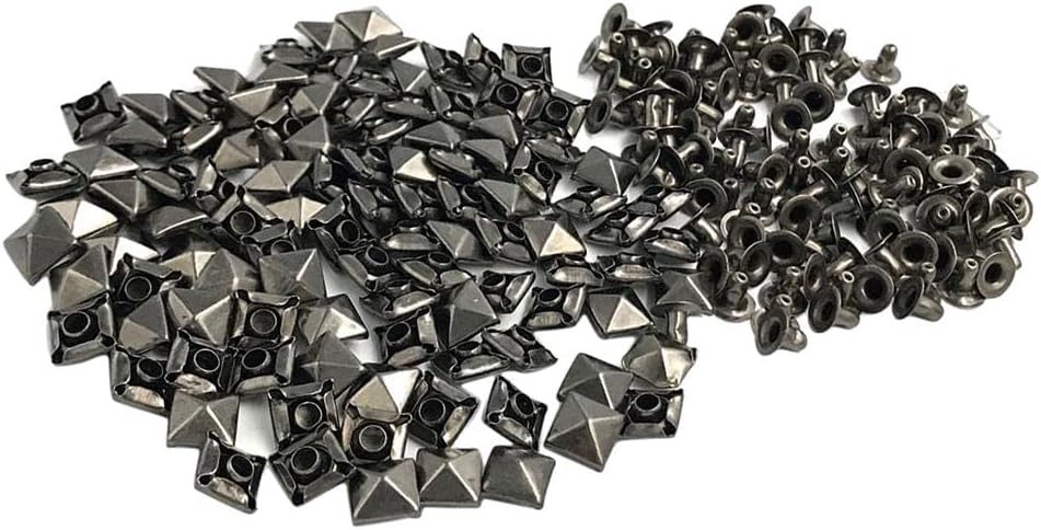 100 Sets Pyramid Square Stud Spikes Rivets DIY Bag Shoes Leather Craft 6mm|Crafts | Leathercrafts | Leathercraft Accessories | Studs, Rivets & Tacks|