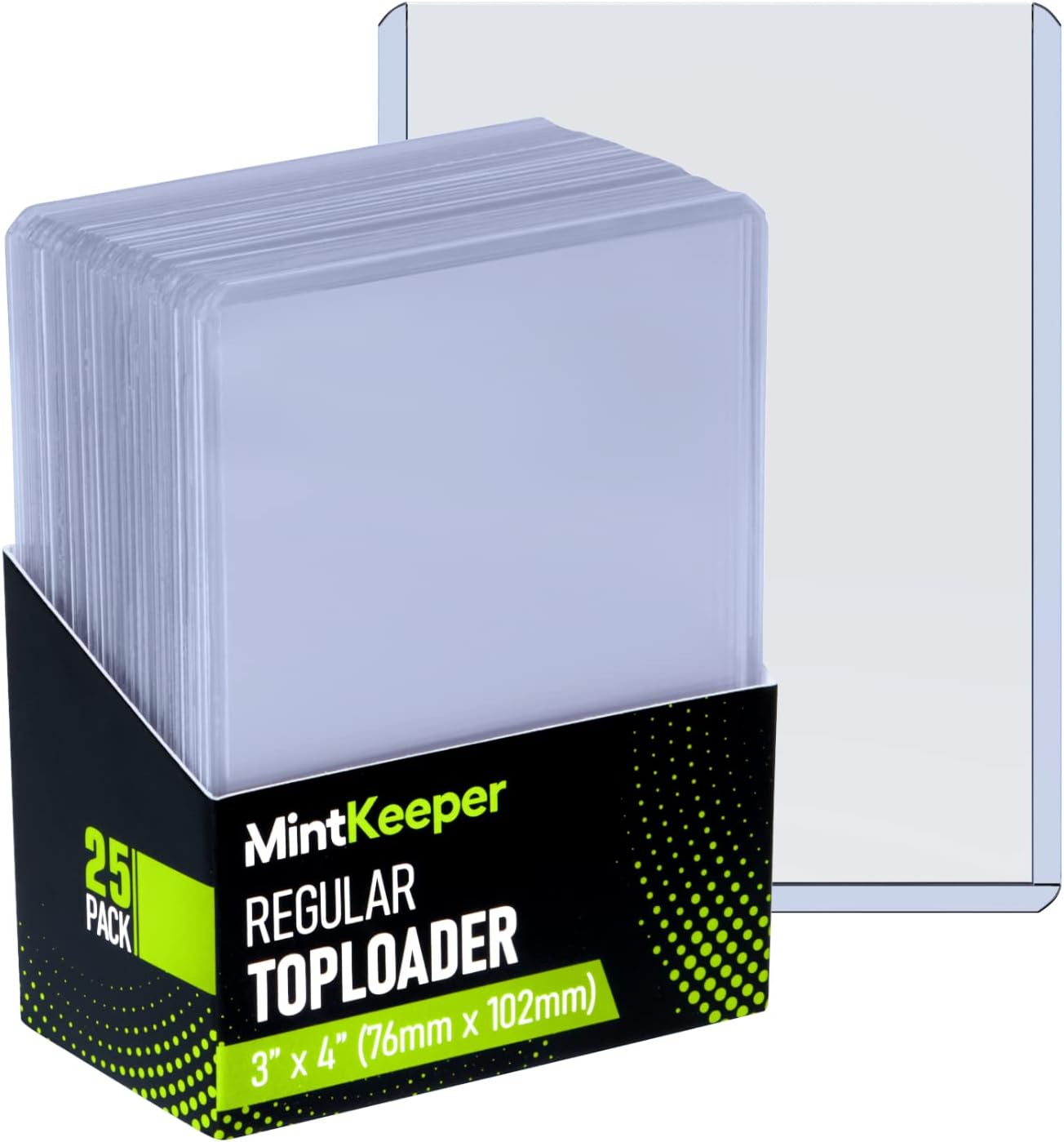 MintKeeper Top loaders Clear Hard Card 35pt Sleeves Compatible with
