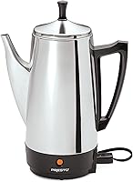 Vista 1 de Presto 02811 Cafetera de acero inoxidable de 12 tazas con 1 año de garantía extendida