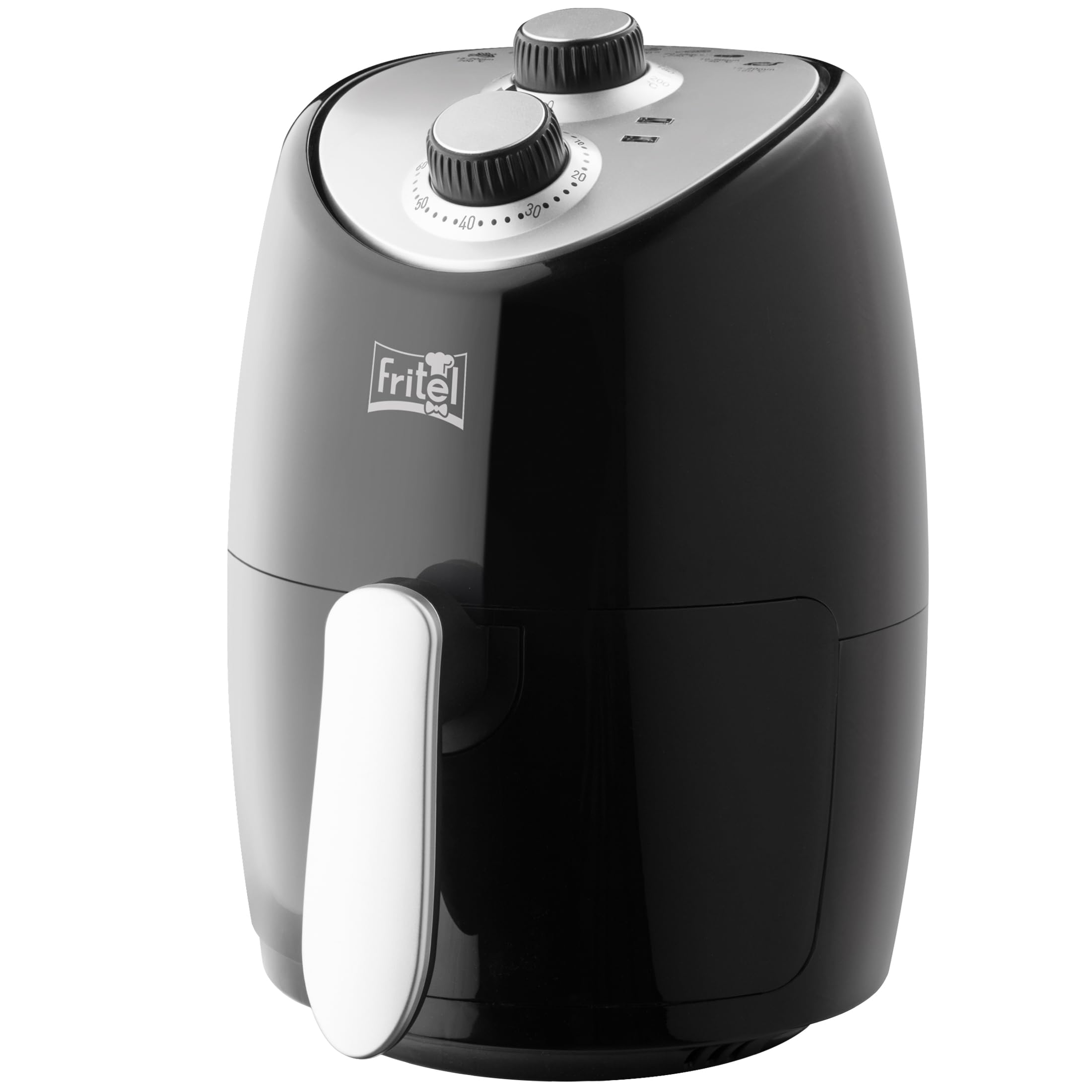 FRITEL Airfryer SnackTastic® 4202 – Heißluftfritteuse – 2 l – 1000 W – 1 bis 2 Pers. – Kompakt/Kleine Portionen - PFAS-frei – Singles & Studenten – Schwarz