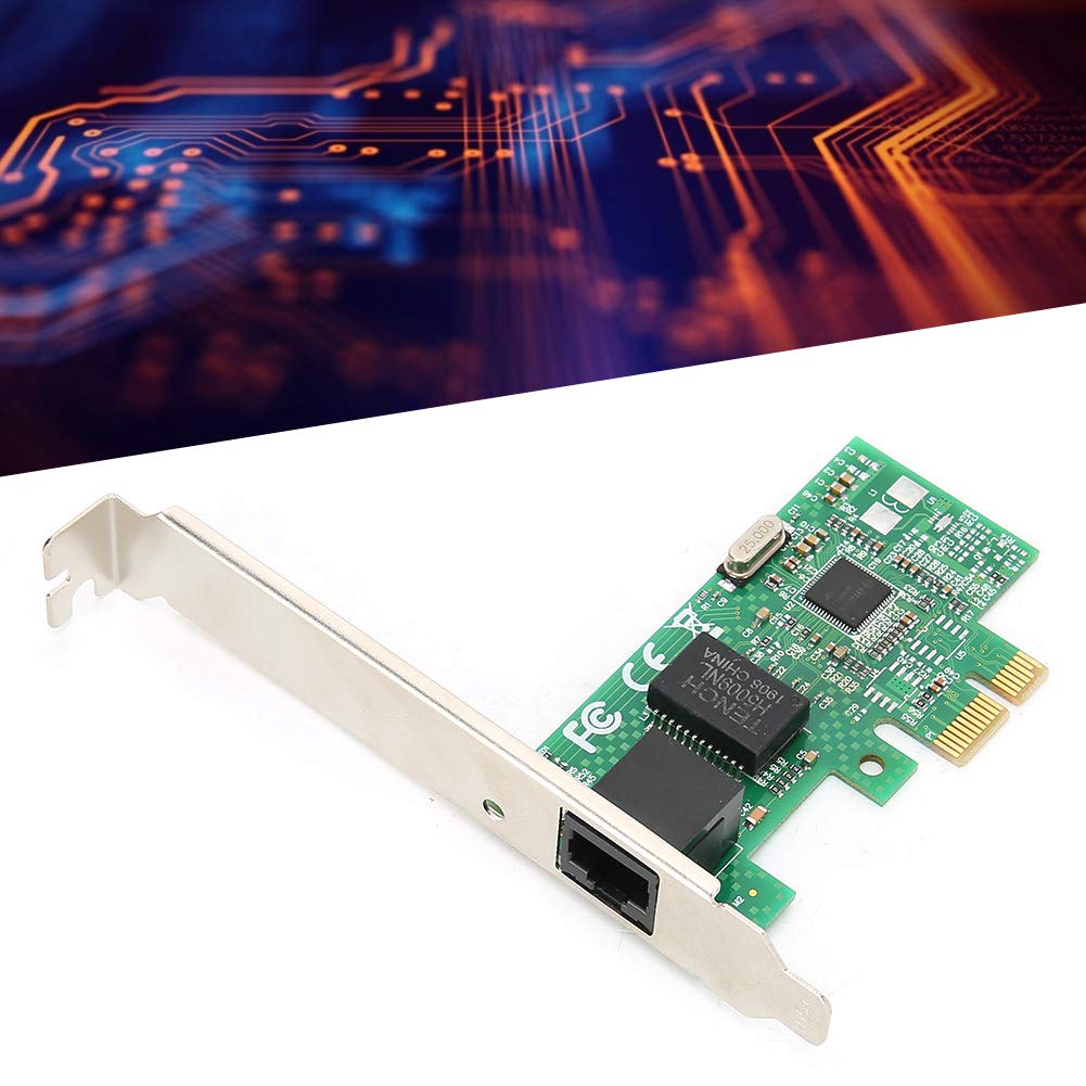 Gigabit Network Card for Intel I211, SinglePort for EsxiPXE Diskless Routing PCIE x1, Gigabit Network Card with Low Bracket, 1GbE Port Data Rate