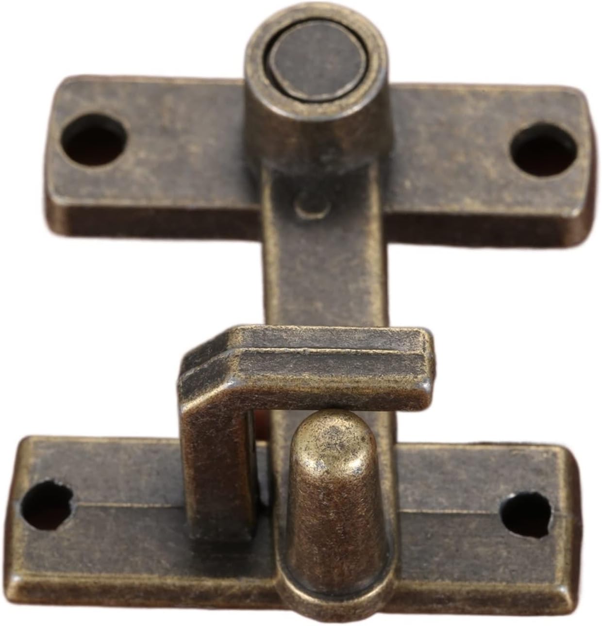 Latch Lock Sliding Window Door Lock Handle Metal Door Latch Home Safety Chain Bronze Guard Latch Bolt with ScrewsDoor Home Hardware