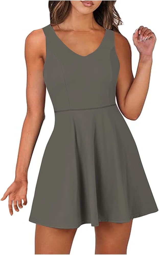 Amazon.com: Womens Workout Tennis Dress with Built in Shorts Athletic Golf Dress with Pockets Activewear for Exercise Mini Dresses Green : Clothing, Shoes & Jewelry Amazon.com: Womens Workout Tennis Dress with Built in Shorts Athletic Golf Dress with Pockets Activewear for Exercise Mini Dresses Green : Clothing, Shoes & Jewelry