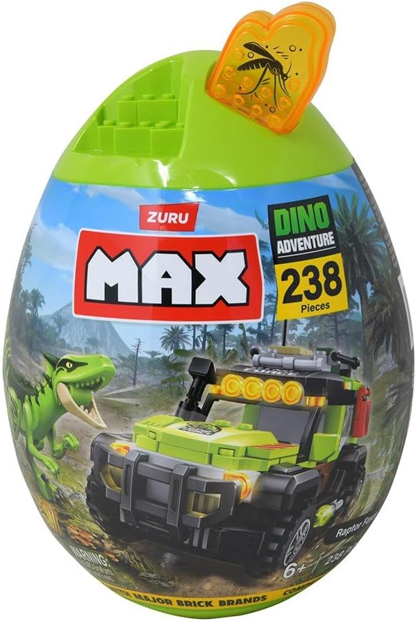 MAX-Dino Adventure US-Series 1-Egg Capsule (238 pcs)
