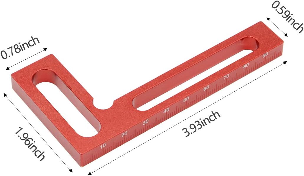 Flash Sale 1pcs 90° Degree Precision Woodworking Tools Positioning Squares 10cm/3.9inch