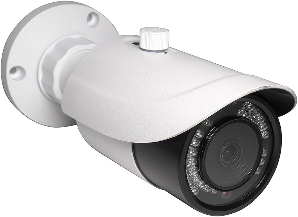 Onvif Indoor/Outdoor 8MP 4K Ultra HD H.265 or H.264 PoE Bullet Network Camera, Night Vision up to 30m (98 ft.), IP66 Rated, WDR, POE,