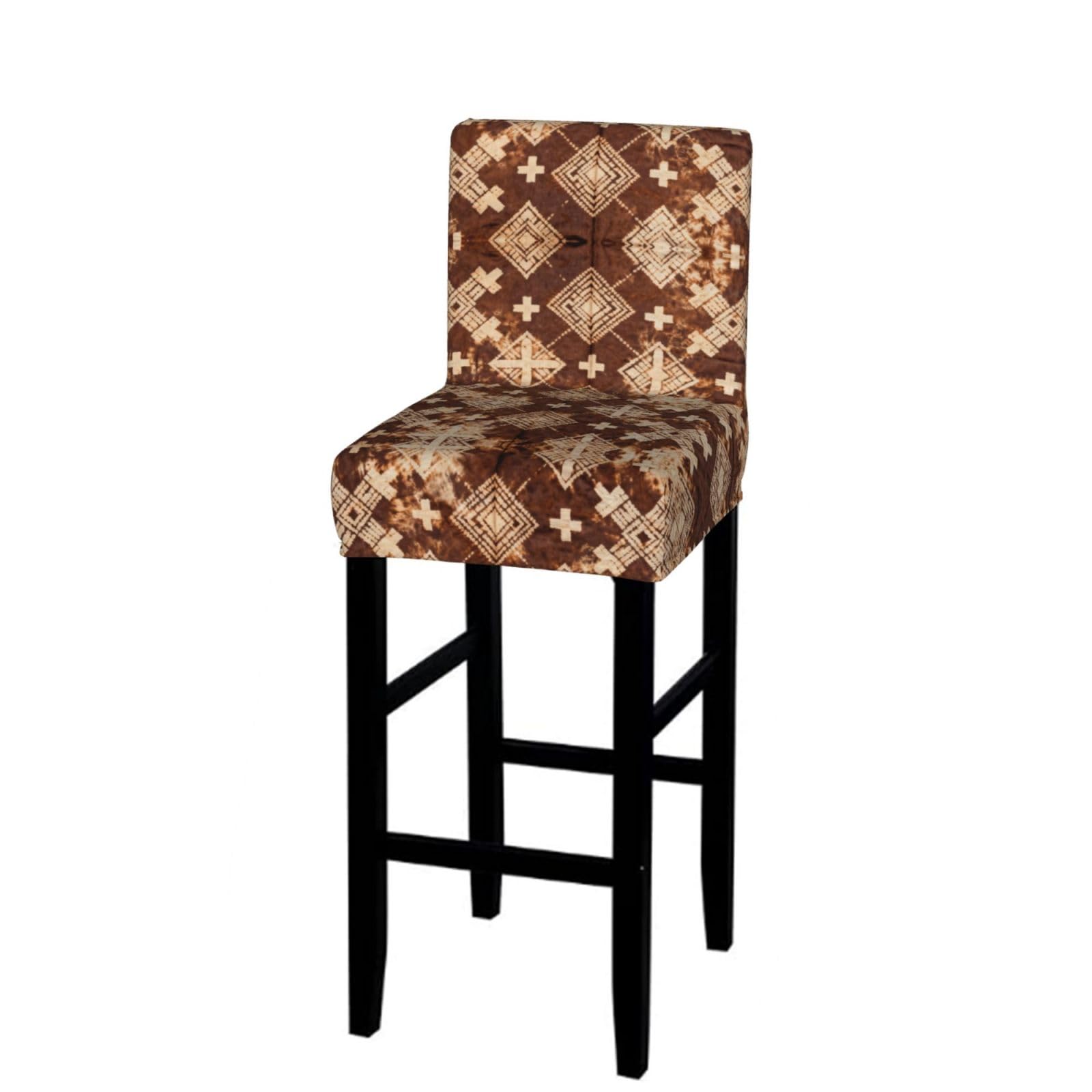 CNTDBU Fabric texture Bar Stool Cover-Stretchy Chair Slipcover for Kitchen
