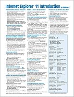 Internet Explorer 11 for Windows 7 Quick Reference Guide (Cheat Sheet of Instructions, Tips & Shortcuts - Laminated Card) 1939791219 Book Cover