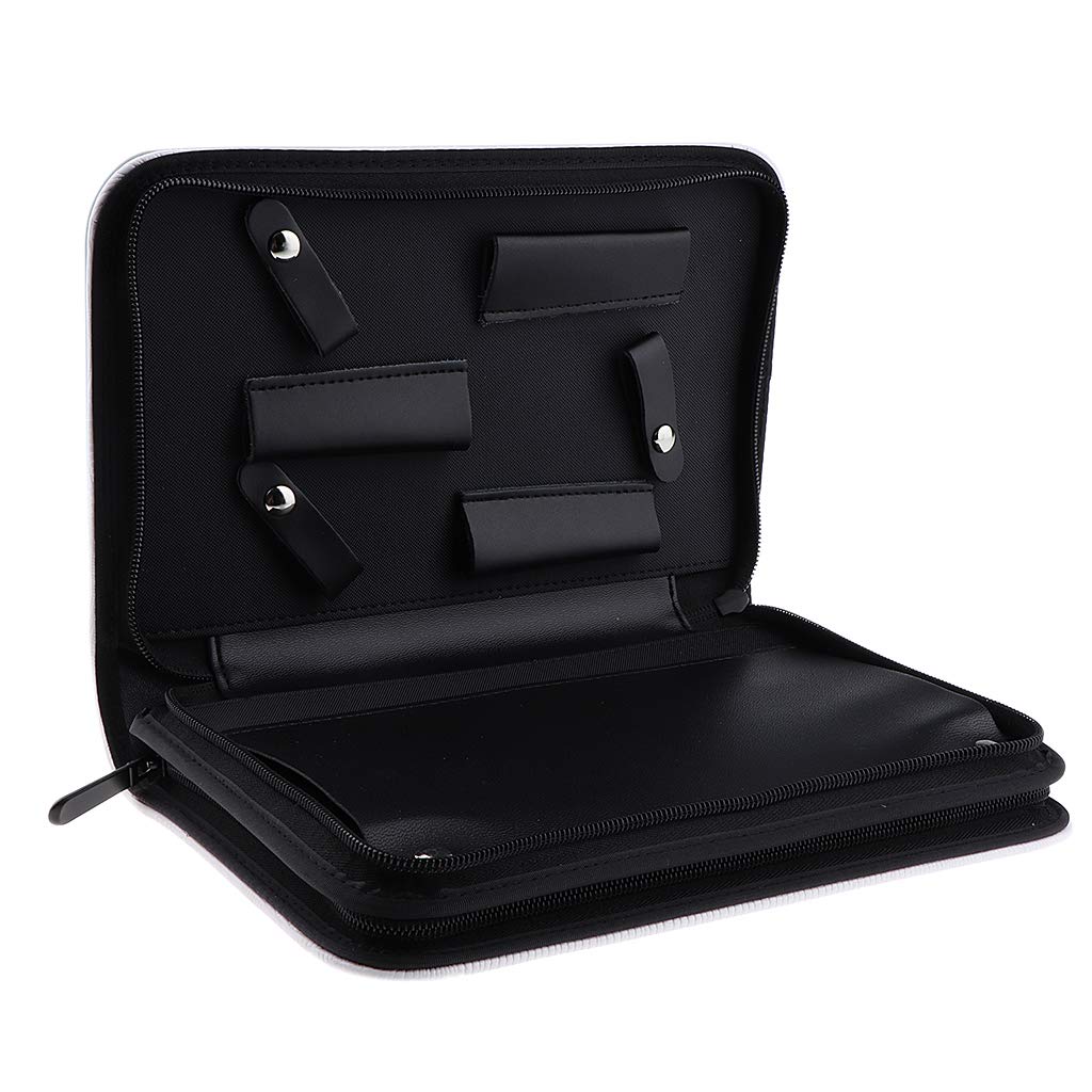 Amazon.co.jp: Sharplace シザーケース 本革 鋏 櫛 美容ツール 収納