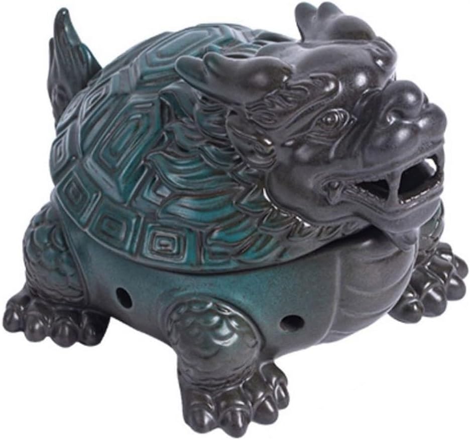 Incense Burner Creative Dragon Turtle Shape Incense Burner Retro Zen Decorative Incense Holder for Meditation and Relaxation Incense Holder