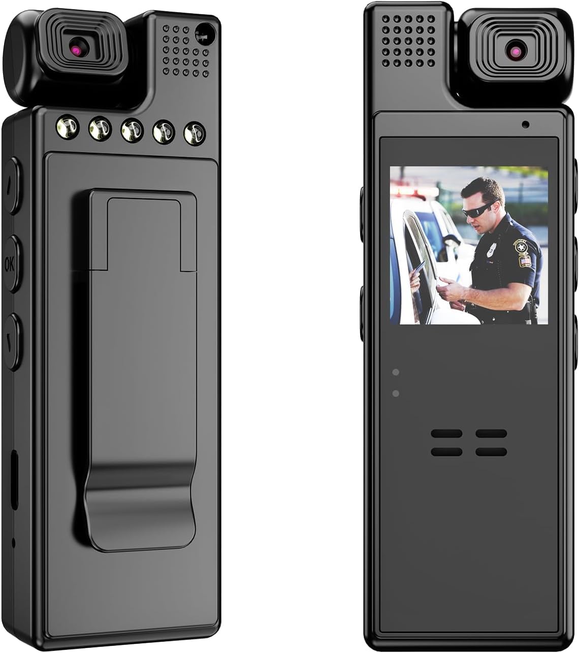 Amazon.co.jp: QZT 小型 防犯カメラ クリップ式 180°ロータリー