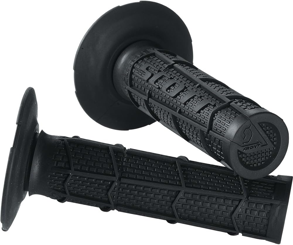 Sports 233925-0001 Black Radial Full Waffle Motorcycle Grips
