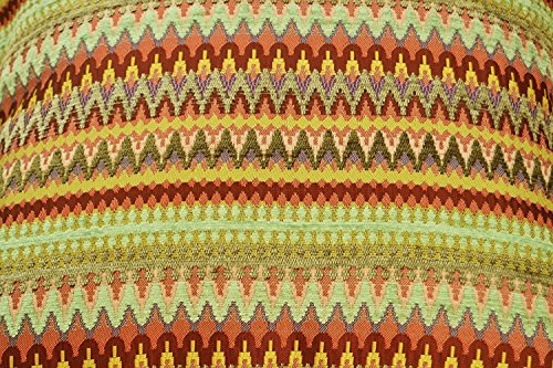 McAlister Textiles Tissu Curitiba pour Rideaux | Tissu d'ameublement Funky en chenille style marocain, indien Rouge et Violet avec motifs géométriques de designer | Echantillon de Tissu Cover