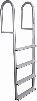 JIF Marine Dockmate Stationary Wide-Step Dock Ladder, 7-Step