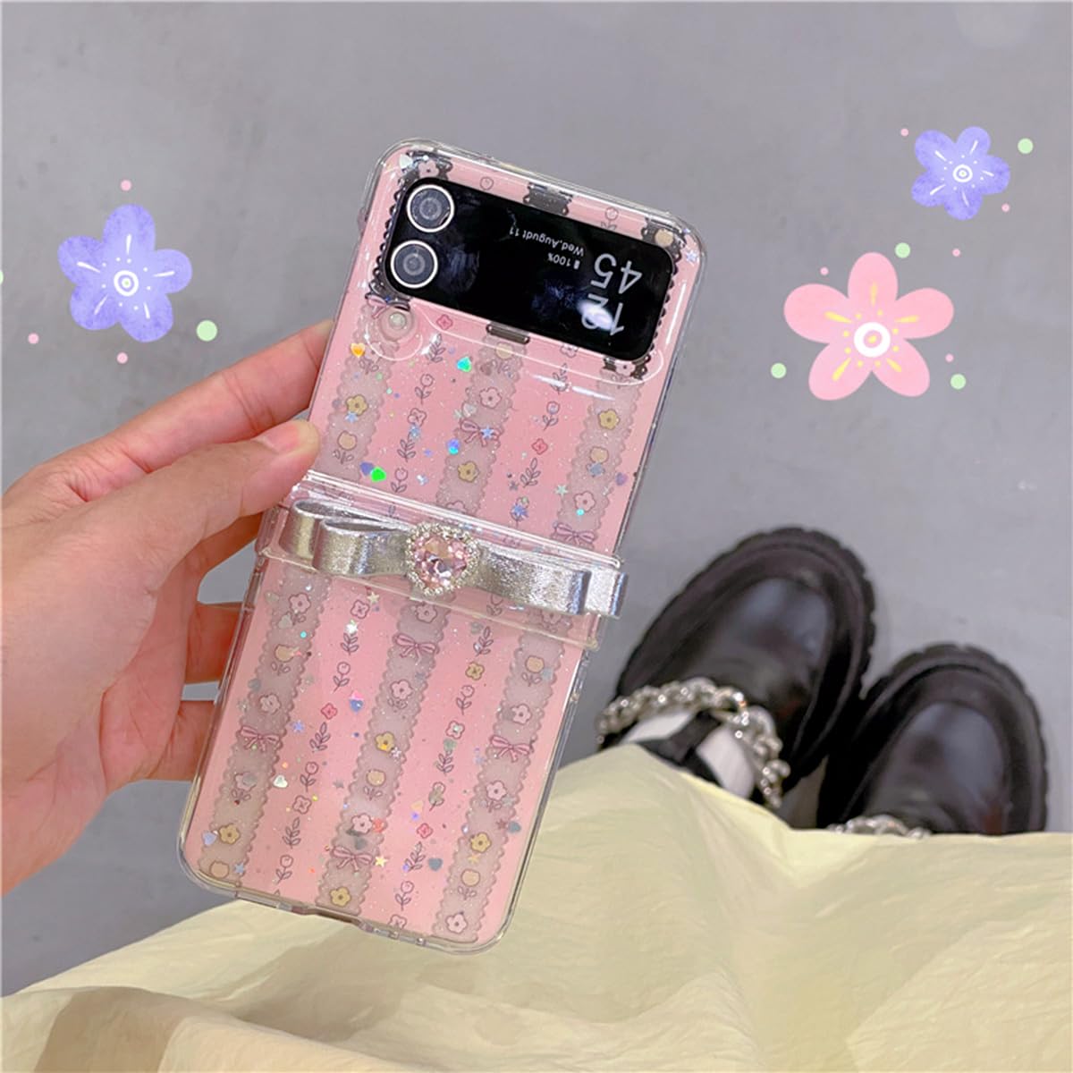 ♡ Pink ♡ Skechers x JGoldcrown: UNO Lite - Metallic Love -
