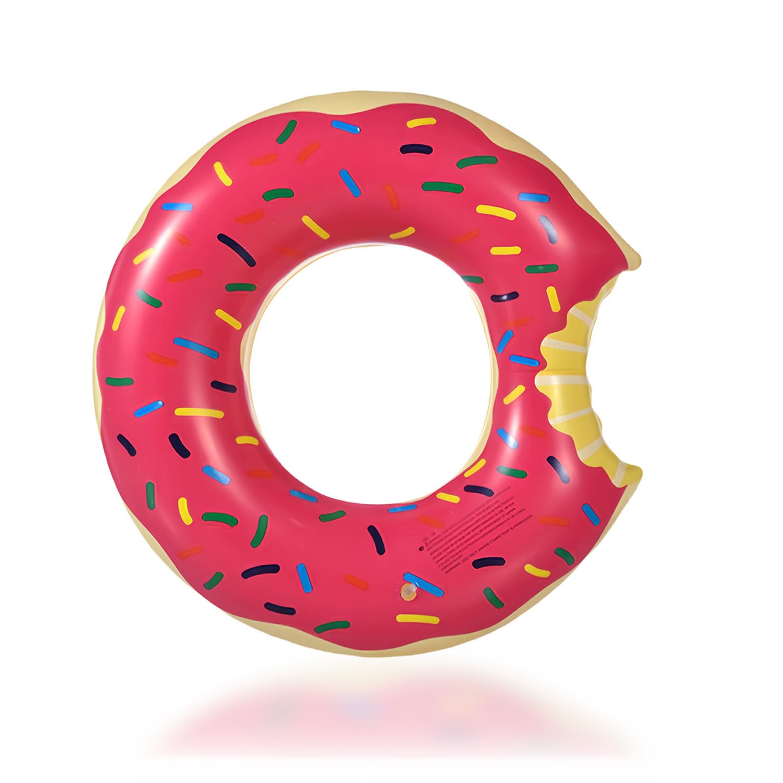 120cm Pool Inflatables Donut Swimming Ring Rubber Rings for Adults,Super Large Pink Doughnut Pool Ring Toy Inflatable Pool Floats Swim Tubes Rings for Women Adult Summer Party Beach Water Sport