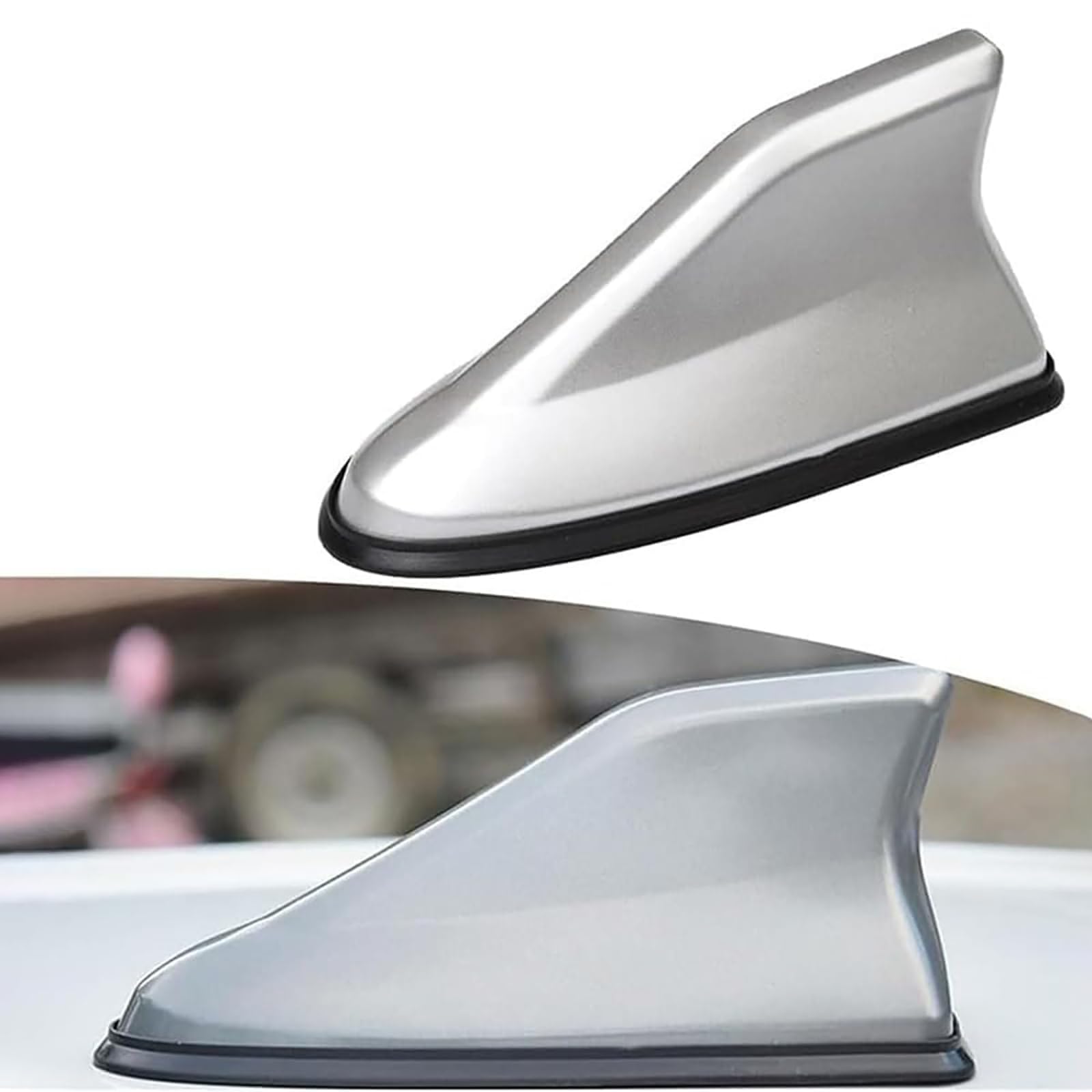 DBSKJMRFT Car Shark Fin Antenna, for BMW 2er Active Tourer (F45) 2014-2021 Roof Mast Signal Amplifier Base Decoration Self Adhesive Waterproof ABS Cover,B