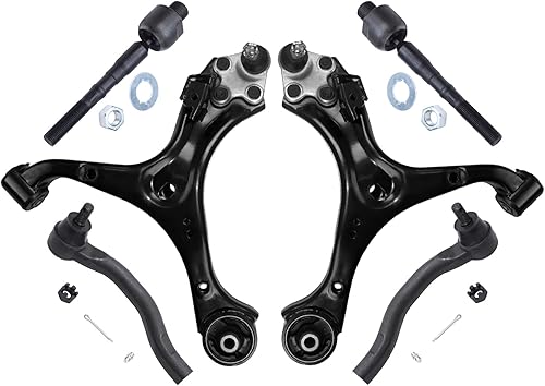 Miniatura 117 de Detroit Axle - Kit de brazos de control delanteros de 6 piezas para Toyota Corolla 2014-2019, 2 brazos de control inferiores con rótulas, 2 varillas