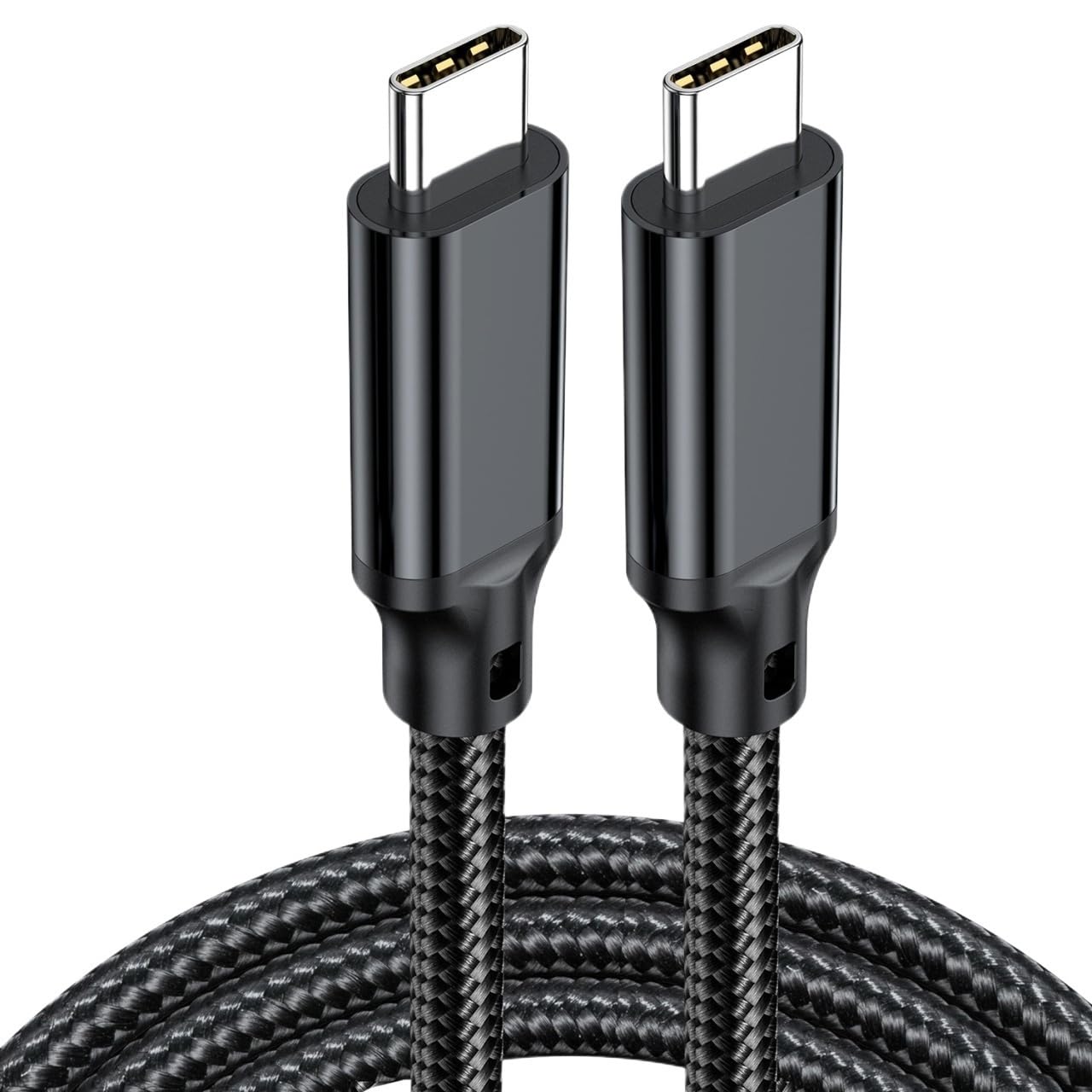 Cavo USB 3.2 Gen 2 5A 240W Tipo C 8K @ 60Hz Video HD 20Gbps USB-C Cavo di sincronizzazione dati (30 cm, nero)
