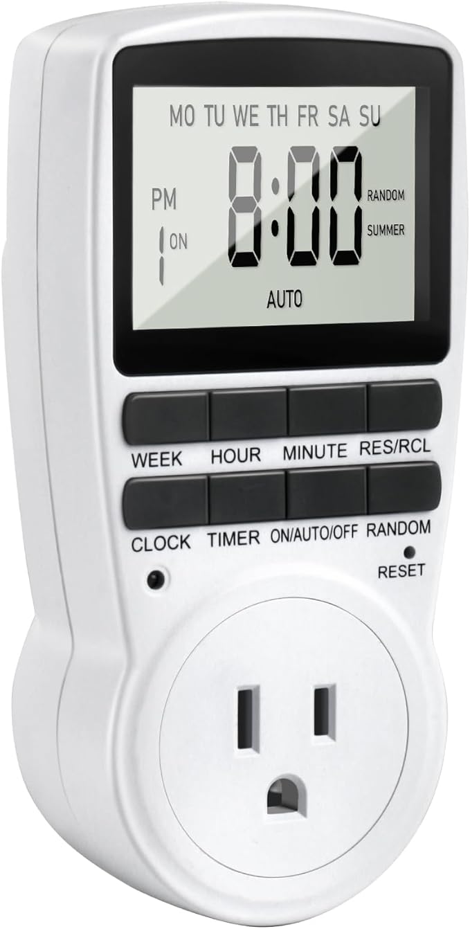 Amazon.com: Digital Timer Outlet Plug Timers for Electrical Outlets ...