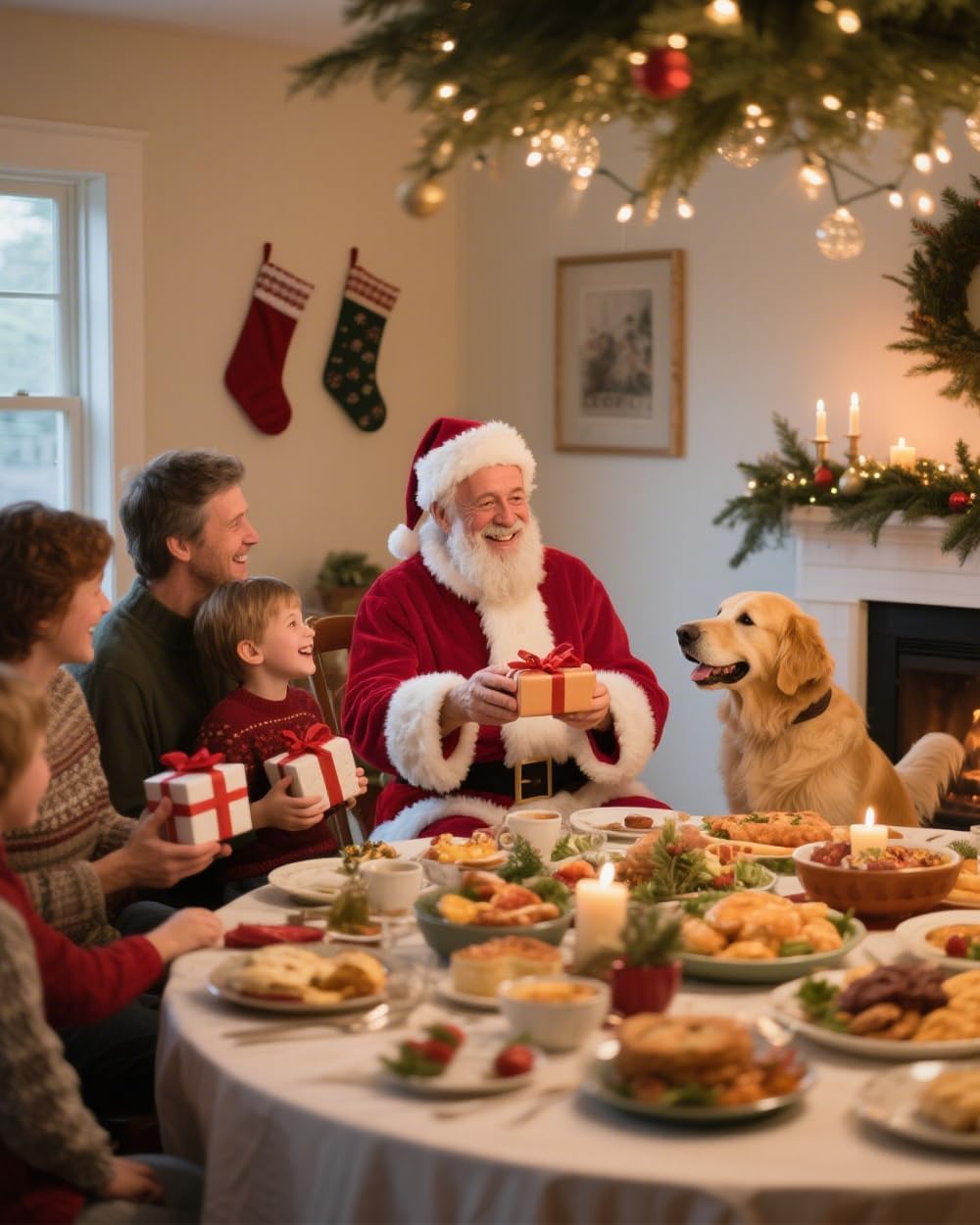 UDYR Santa Claus Costume for Men - Adult Santa Costume - Professional Santa Suit Deluxe Santa Outfit for Christmas Party - Image 7