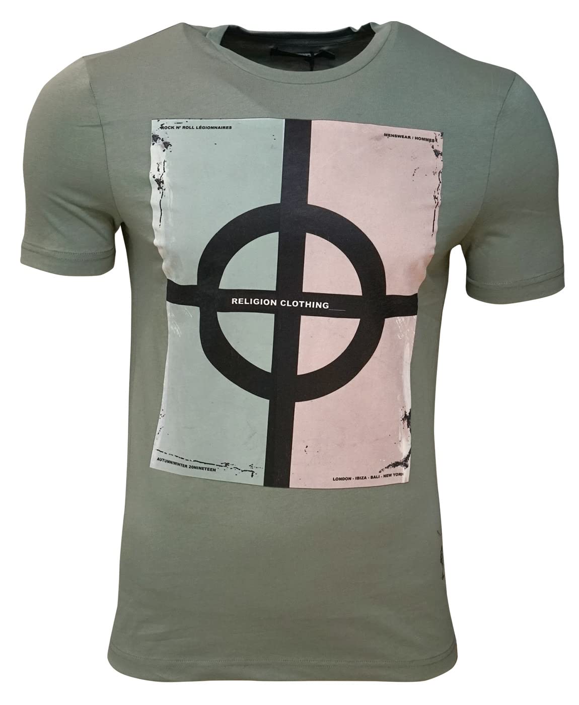 Religion Clothing Legionnaires - Camiseta para hombre, Moss., XL