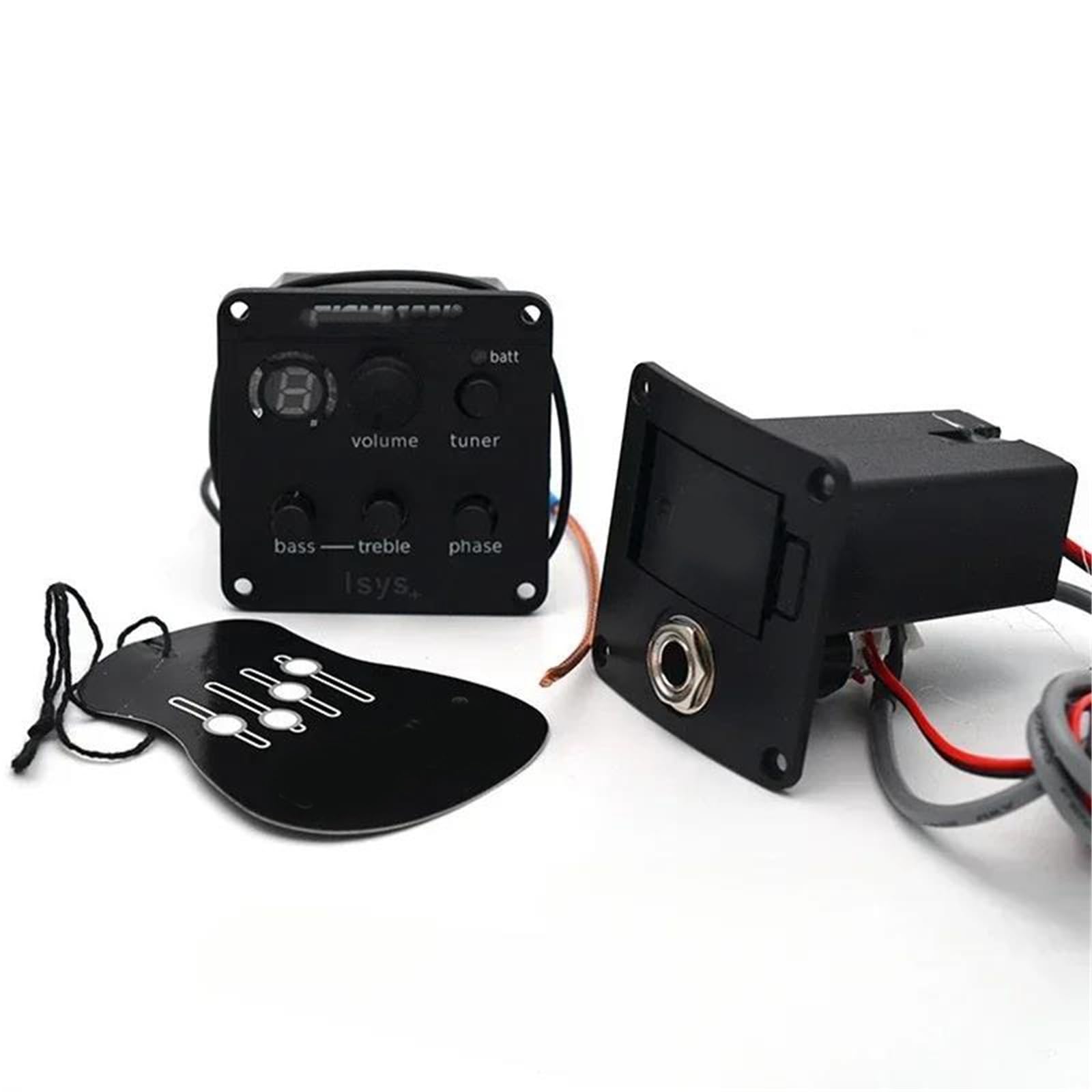 Preamplificatore Ibrido Per Microfono Con Pickup Per Chitarra Acustica A 4 Bande Con Accordatore EQ. Tre Specifiche Disponibili. Pickup Chitarra Acustica(3/4)