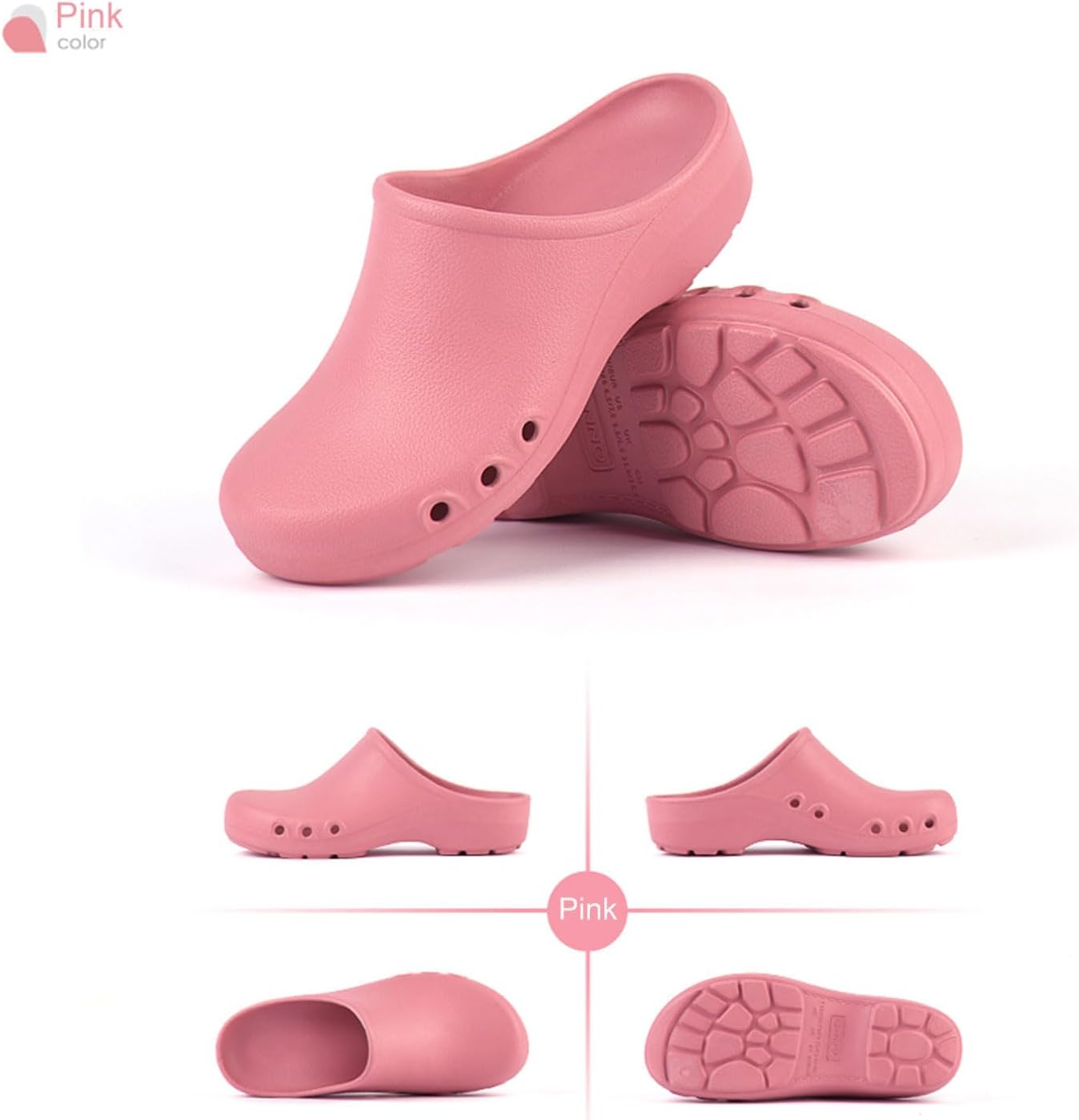 ANNO Soft Arch Support Nurse Shoes Nursing Medical Clogs Surgical Non Slip for Men Women Suit for Long Standing Work Slippers - Image 2