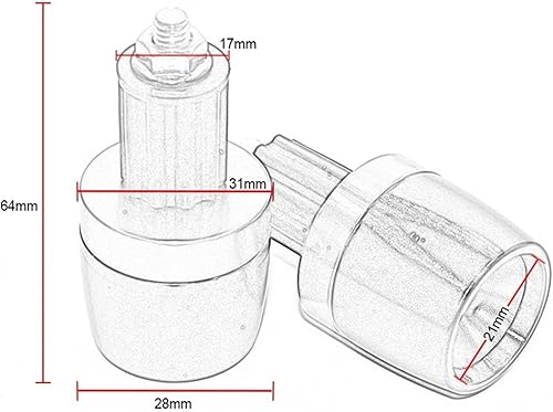 Miniatura 5 de Empuñaduras para manillar de motocicleta, tapón de extremo compatible con Suzuki GSX-S GSXS 125 150 750 1000FABS GSX-S125 GSX-S750 GSX-S1000