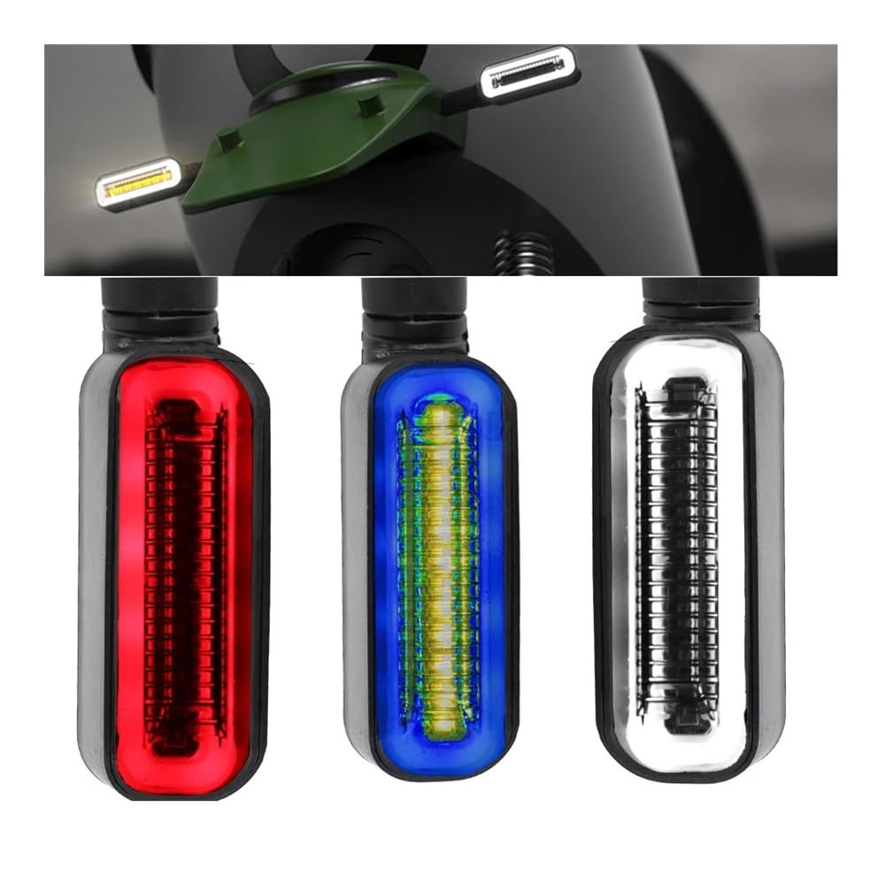 Tylne światło migające 2 w 1 do motocykli, 12 diod LED, dynamiczne kierunkowskazy do jazdy dziennej, uniwersalne