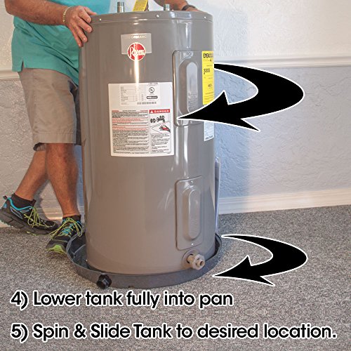 image for VIZCO US VP23-P Pro Series 23 in. Water Heater Pan Gray-L8