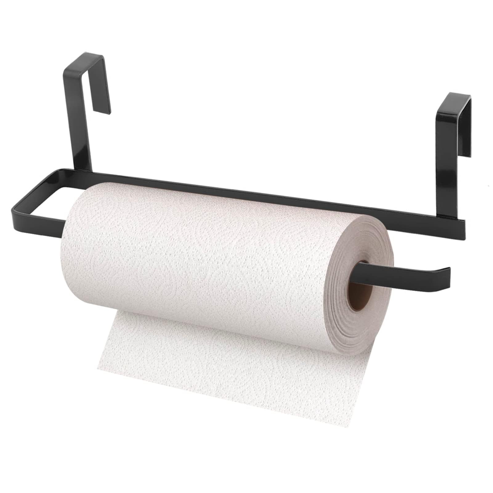 Kitchen Roll Holder Under Cabinet,No Drilling Paper Towel Holder Under Cabinet Shelf Under Shelf Kitchen Towel Holder Paper Towel Roll Rack 9.3inch for Pantry