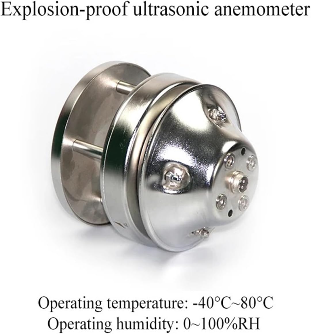 Wind Speed Transmitter, VWS002F Stainless Steel Anemometer Wind Direction Indicator Digital