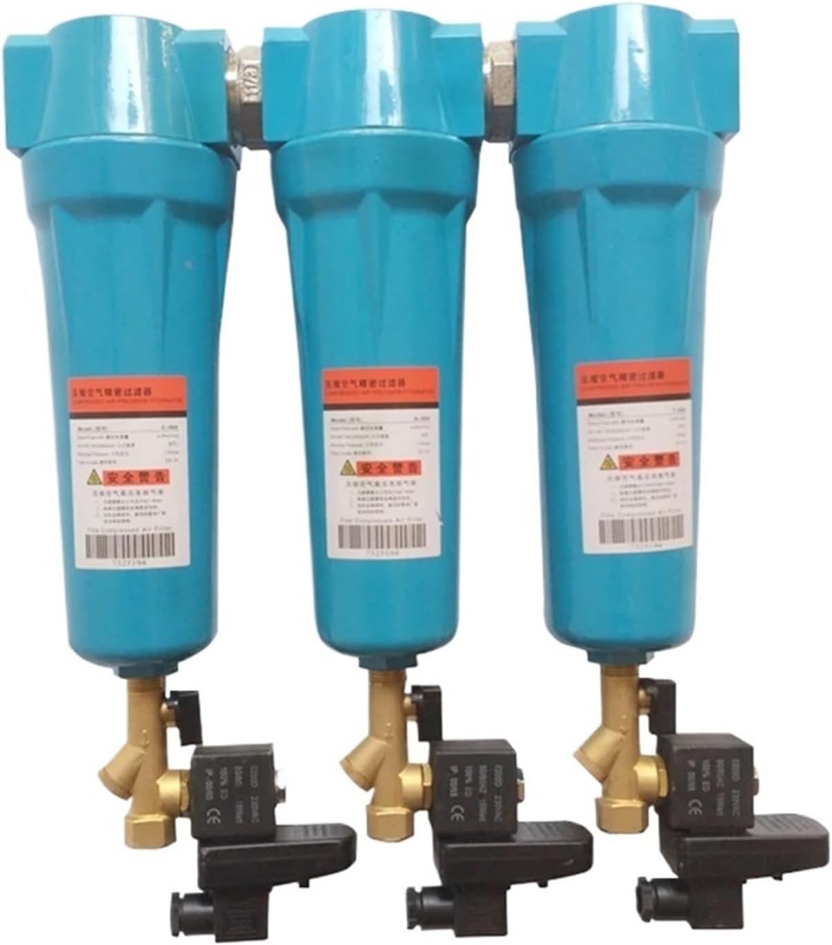 Suitable for Automatic Dry 1-1/2 inch Oil-Water Separator 024 Q/P/S/C air Compressor Accessories Compressed air Precision Filter Dryer(Set 5)