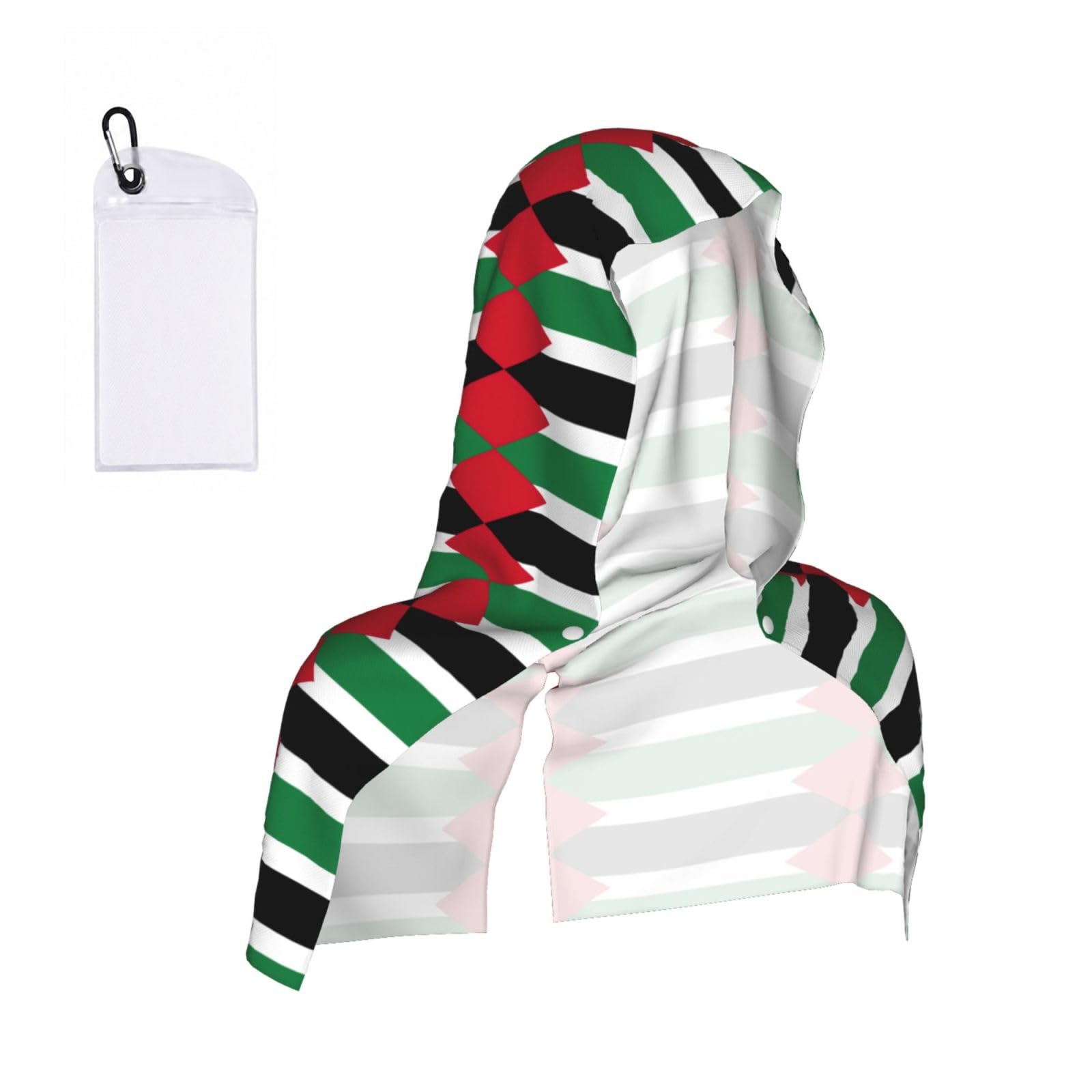ZYJHYY Palestinian Flag Print Unisex Swimming Towel Practical Camping Towel Skin-Friendly Cooling Towel For Workout Training