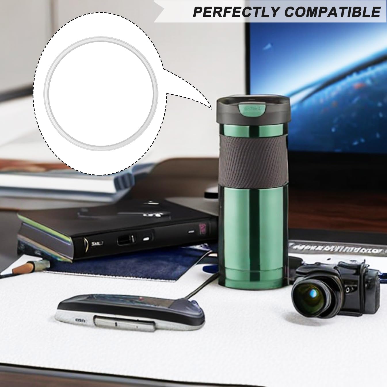 Lot De 4 Joints Compatibles Avec Les Tasses De Voyage