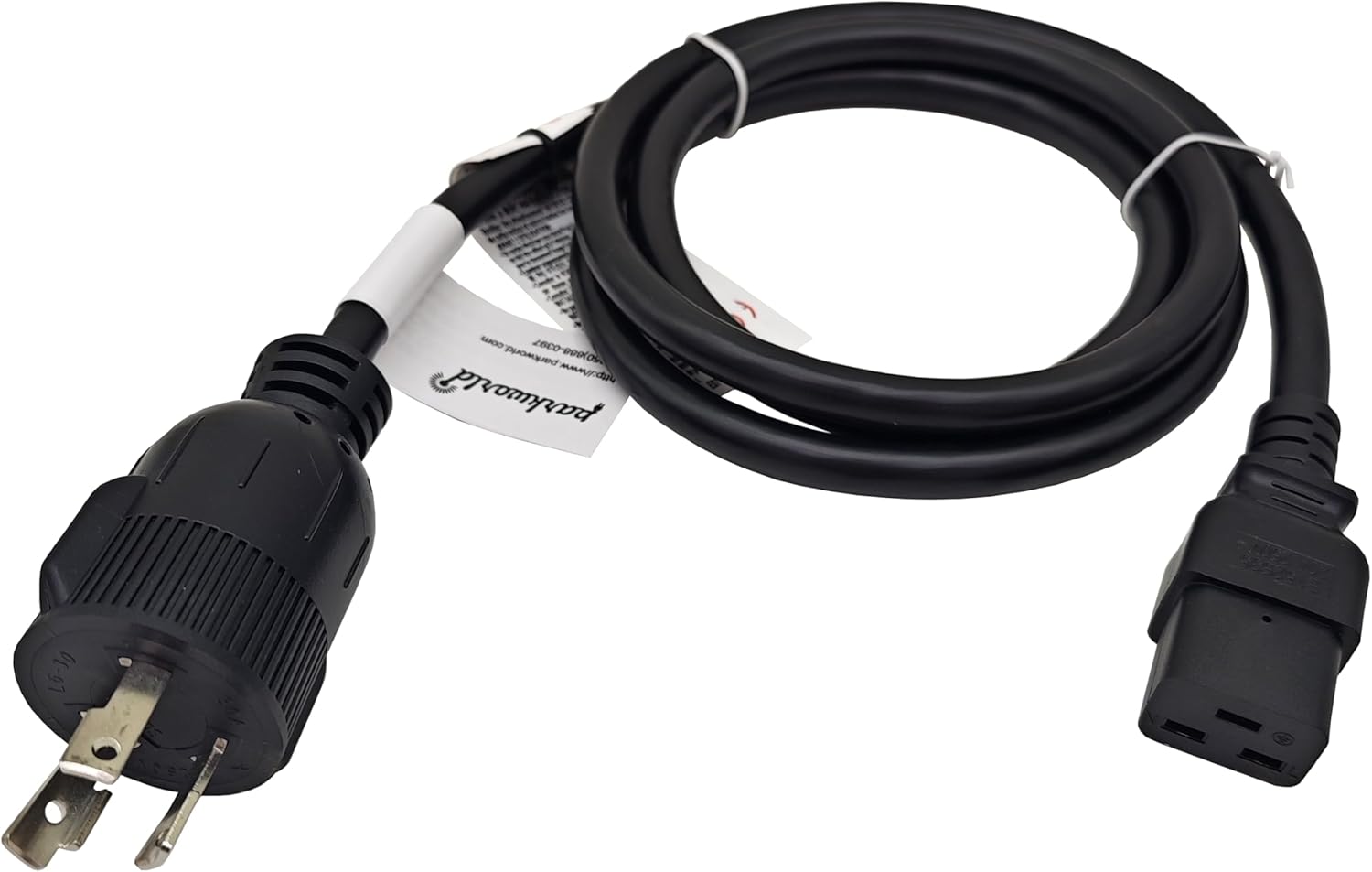 Parkworld NEMA L6-30P to C19 Adapter Power Cord (12FT)