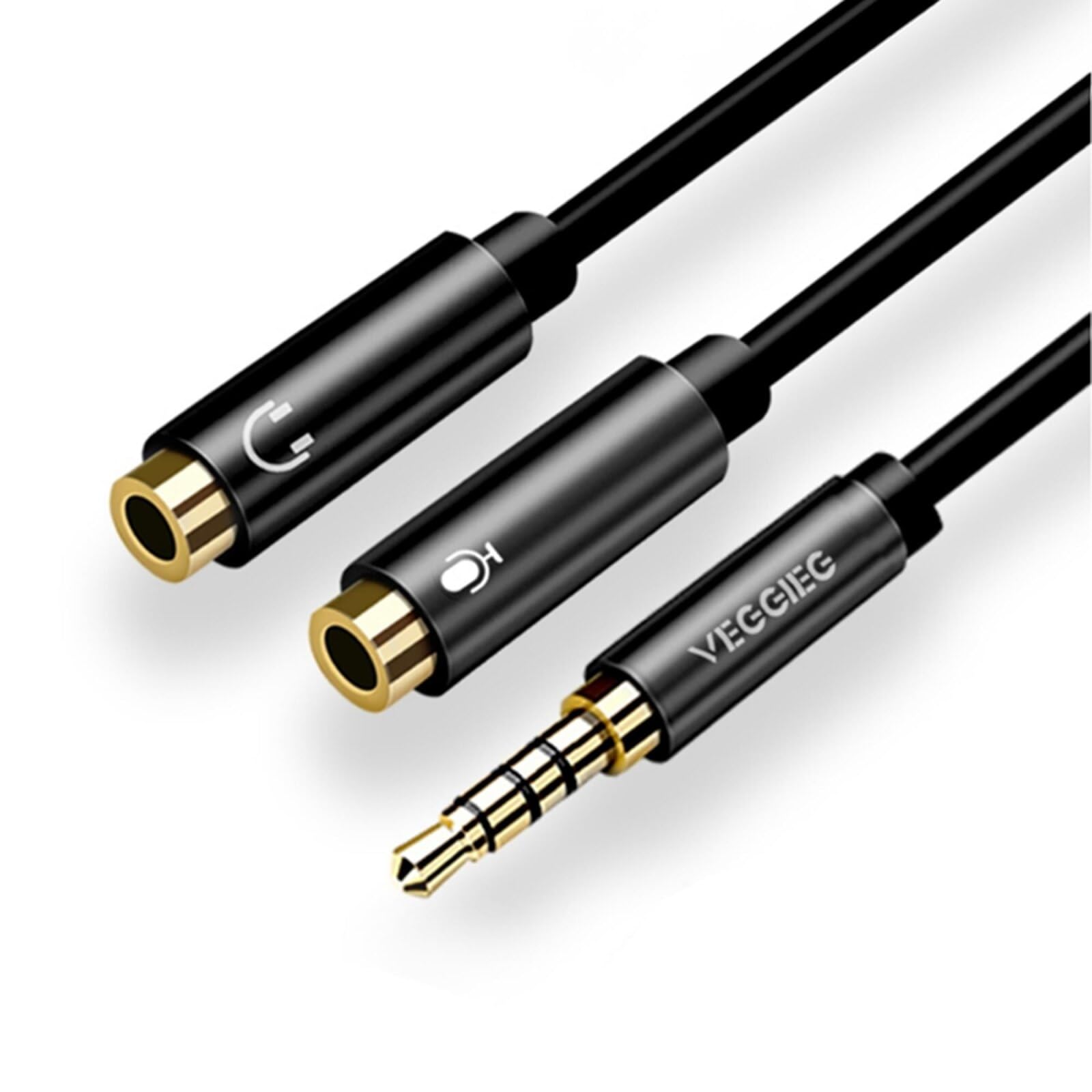 3.5mm Kulaklık ve Mikrofon Birleştirici Y Kablo