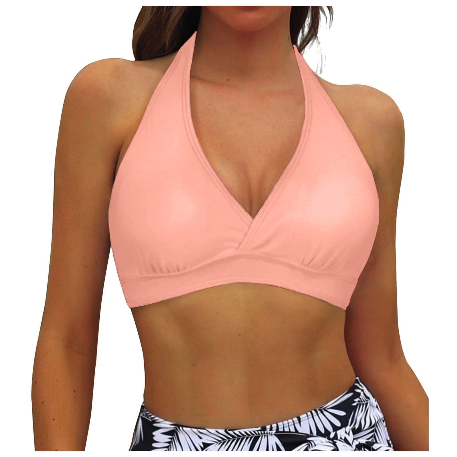 Bikini push-up vert clair taille S ensemble maillot galbant pour petite poitrine - 5