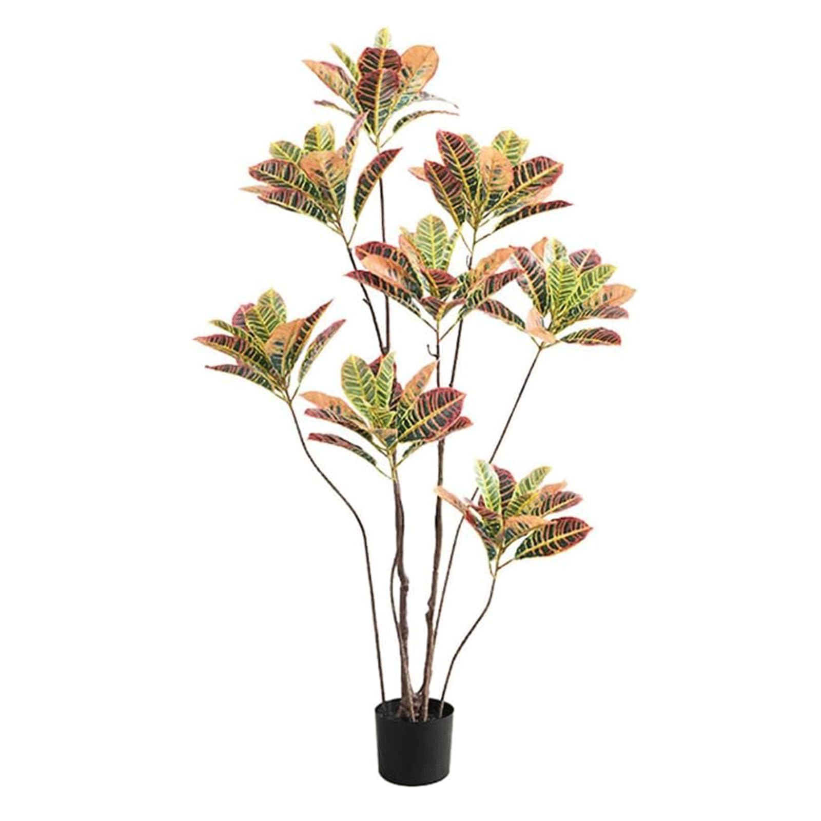 Arbres artificiels banyan doré 1,4 m pour aménagement paysager de terrasse et jardin