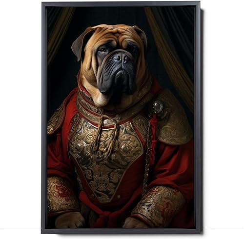 Miniatura 715 de Thuan Chow Chow Retrato de mascota con disfraz real de perro en un disfraz retrato de perro con vestimenta Retrato medieval de mascota retrato