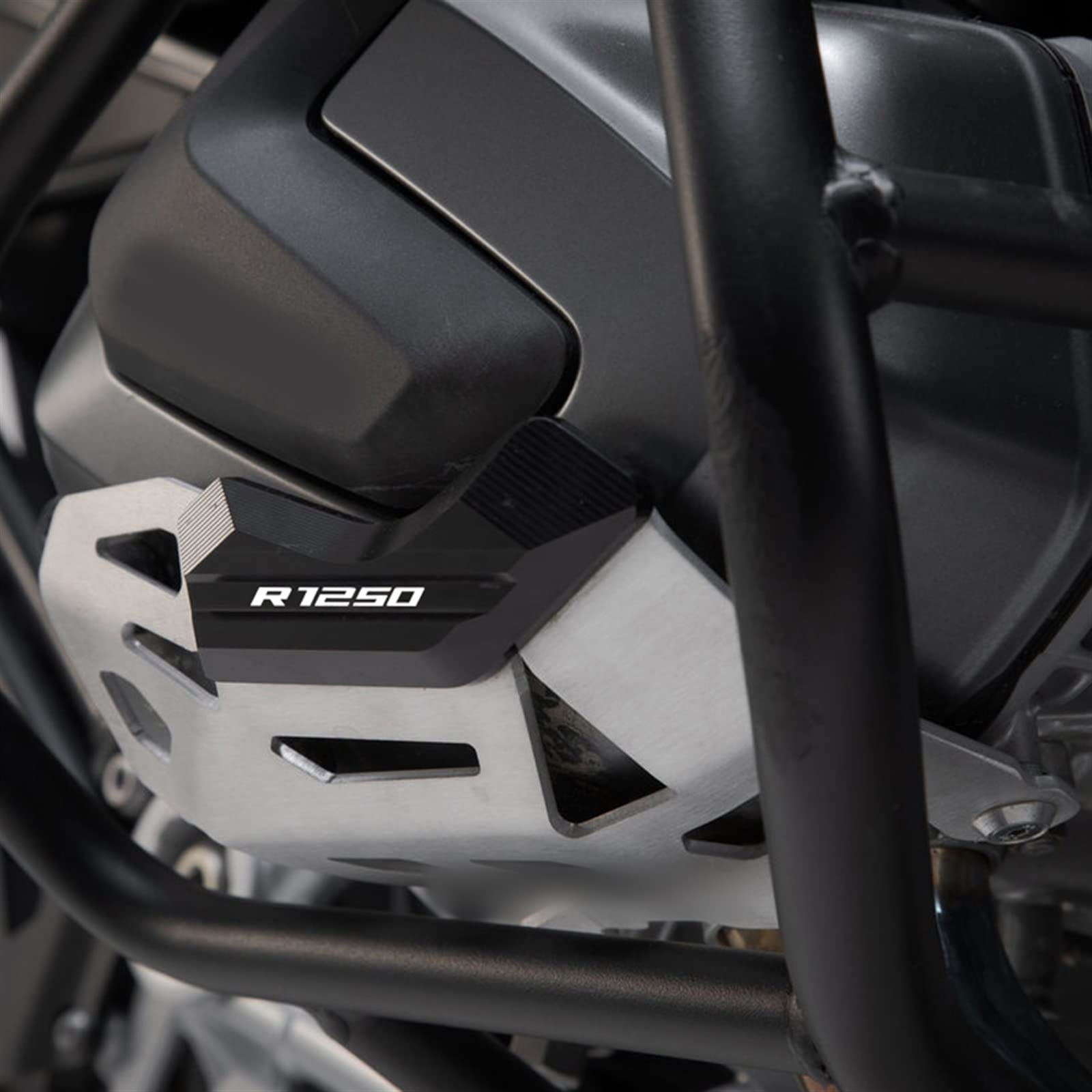 Protecteur De Culasse R1250GS Protecteur De Couvercle De Protection De Moteur pour BMW R 1250 GS ADV Adventure Toute L'année R1250RT R1250RS R1250R (Color : Silver-Blue)