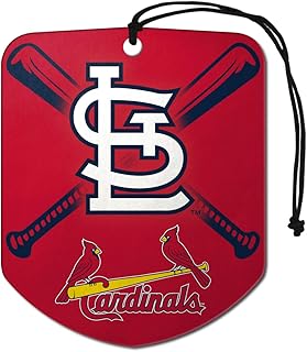 MLB St. Louis Cardinals Air Fresheners2 Pack Shield Design Air Fresheners, Team Colors, One Size