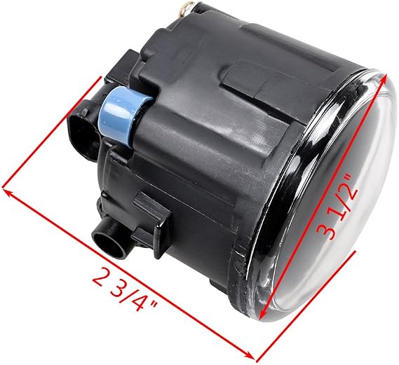 amopacorp Left Right Front Fog Light Bumper H11 Halogen Bulb Compatible with Nissan Cube Juke Murano Quest Rogue Versa