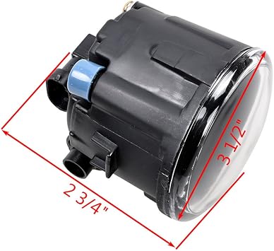 amopacorp Left Right Front Fog Light Bumper H11 Halogen Bulb Compatible with Nissan Cube Juke Murano Quest Rogue Versa