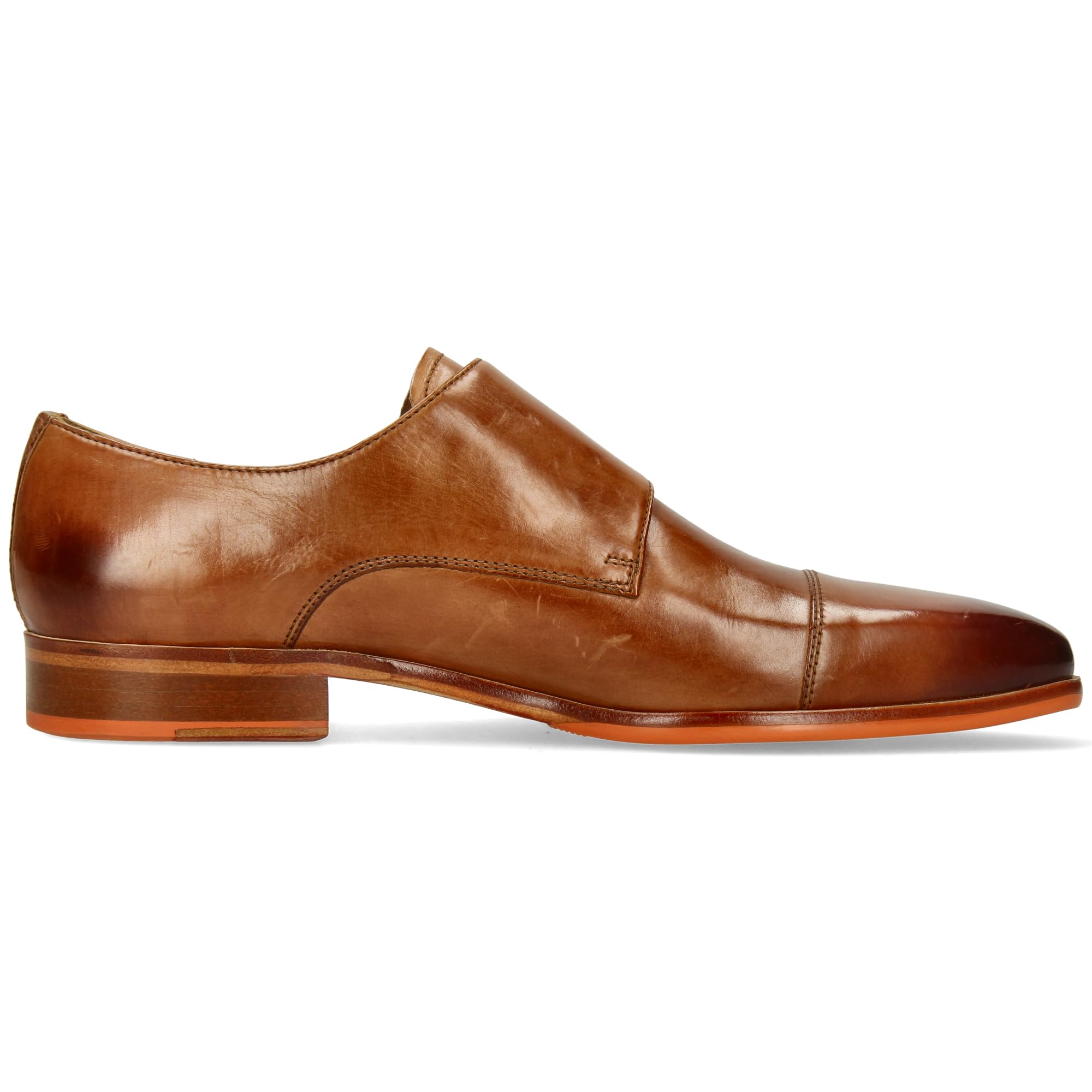 Melvin & Hamilton Lewis 52, Mocasines con Correa Monk Hombre, marrón, 43 EU
