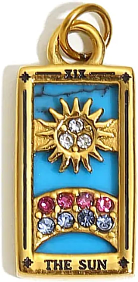 Mini Tarot Card Pendant/Charm, 1/2in. X 5/16in. image 2