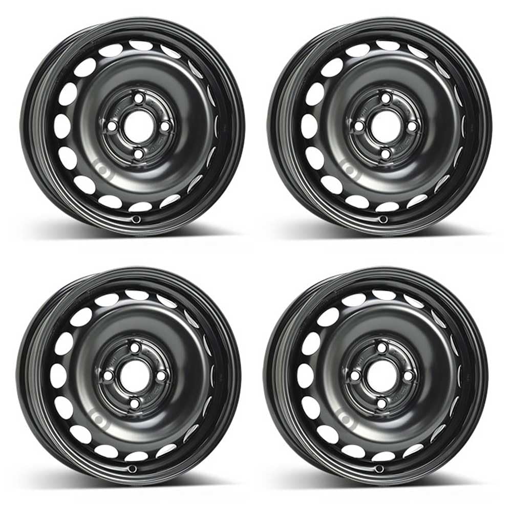 4x Alcar Stahlfelgen 4-5770 4.5Jx14 ET35 4x100 kompatibel mit Toyota Aygo