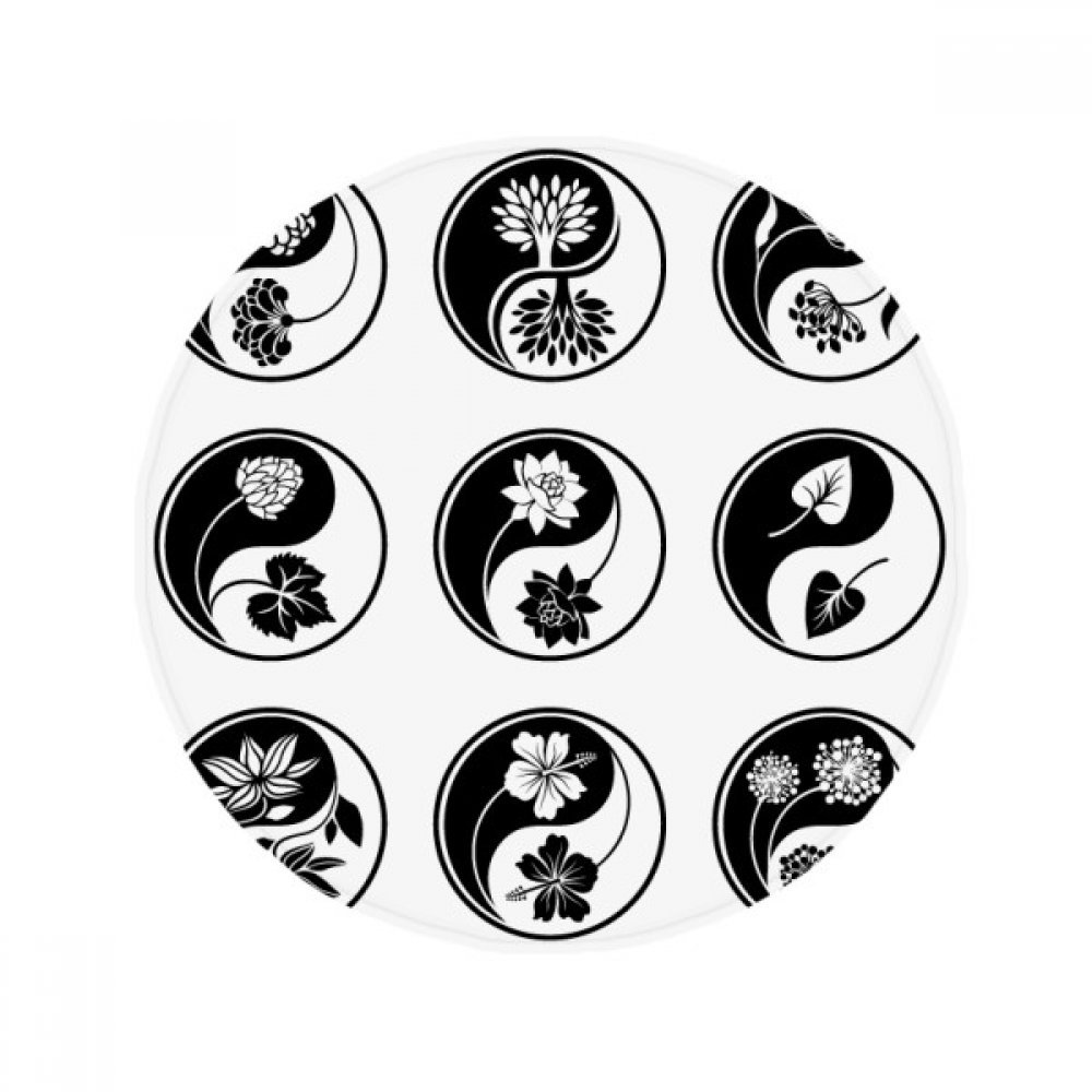 Tapis de salle de bain Yin-Yang Bouddhisme 50cm, idée cadeau originale